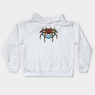 Spider Dark Illustration Kids Hoodie